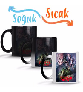 Stranger Things Sihirli Kupa Bardak Porselen