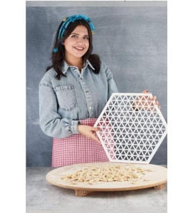 Pratik Üçgen Mantı Kalıbı Xl 40cm Mantımatik Hamur Kesme Aparatı Vp-089