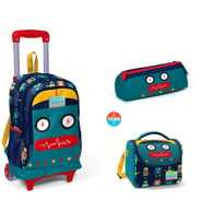 Coral High Kids Robot Desenli Çekçek Çantalı 3'lü Set