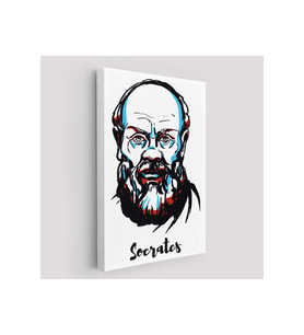 Socrates Dekoratif Kanvas Tablo-5969