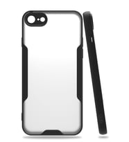 Newface iPhone 8 Kılıf Platin Silikon - Siyah