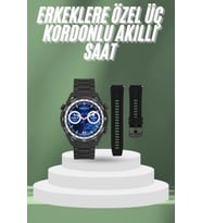 2025 Model Yuvarlak Ekran Android İos Uyumlu Gps Takibi Yapabilen Akıllı Saat