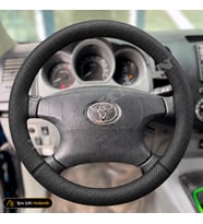 Toyota Hilux Dikme Direksiyon Kılıfı Premium Komple Delikli Deri Siyah Dikiş Comfort-Adventure 2005-2011