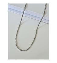 ERKEK ÇELİK KÜP ZİNCİR KOLYE 68CM -2MM ACR9383 (Gümüş)