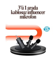 Mey İthalat® Tak ve Kullan Mikrofon - Gürültü Engelleyici
