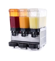 Samixir 60.SSSI Klasik Triple Soğuk İçecek Dispenseri, 20+20+20 L, Fıskiyeli, Inox
