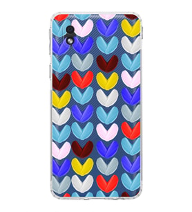 PrintiFy Samsung Galaxy A01 Core ile Uyumlu Water Color 1  Kamera Korumalı Şeffaf  Kılıf