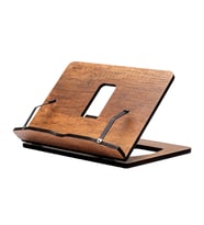 Vigo Wood - Ahşap Kitap Okuma Standı Ceviz Renk, Tablet Standı