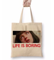 Life is Boring Bez Çanta Uzun Saplı