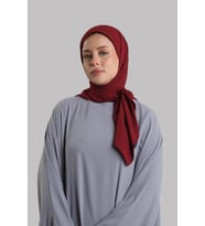 Bordo Düz Klasik Eşarp İtalyan Dikişli Relax Kumaş Sade 202209_16