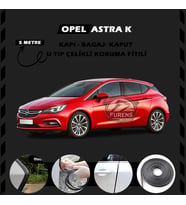 Opel Astra K Oto Araç Kapı Koruma Fitili 5metre Parlak Siyah Renk