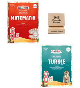 Okyanus LGS 8. Sınıf Classmate Matematik ve Türkçe Soru Bankası + Telefon Standı