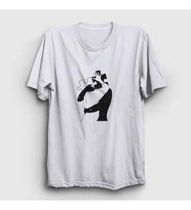 Presmono Unisex Beyaz Kiss Valentine's Day Sevgililer Günü T-Shirt 285351tt (Beyaz)