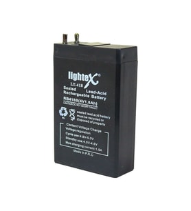 LİGHTEX 4 Volt 1.80 Amper 7.5X5X2 Lightex Lt-418 Akü 50 x 22 x 75 Mm