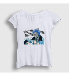 Presmono Kadın Beyaz Grimmjow Anime Bleach T-Shirt 127483tt