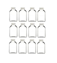 12 Adet Cam Kavanoz Oda Kokusu Şişesi Küçük Vazo Kapaklı 12x50ml - 50 ml