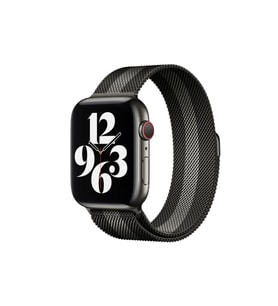 Watch 38Mm Metal Mıknatıslı Kordon (Saat Değildir) - Siyah-Beyaz