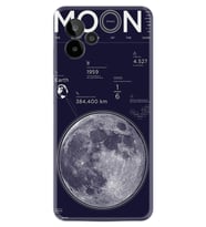 General Mobile GM 24 Pro Kılıf Resimli Desenli Baskılı Silikon Moon info 1424