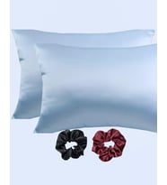 Lexroo Ipeksi Saten 50x70 Cm Yastık Kılıfı 2 Adet, Kıvırcık Saçlar,Dalgalı ve Düz saçlar