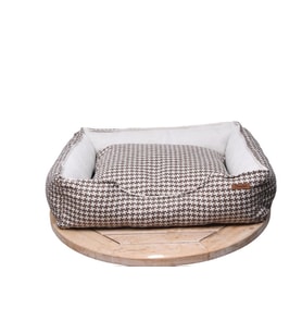 Chester Elite (L) Yıkanabilir Yatak 75*65*18cm Kahve-Beyaz (Kahverengi)