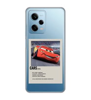 Redmi Note 12 Pro 5G Uyumlu Cars Mcqueen Desenli Şeffaf Telefon Kılıfı