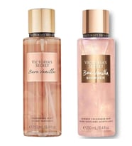 VICTORIA'S SECRET Bare Vanilla-Bare Vanilla Işıltılı Vücut Spreyi İkili Set (Taba)