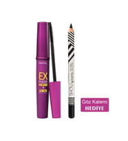 Pastel Express Volume + Length Maskara Göz Kalemi Hediyeli