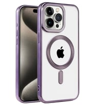 Newface Apple iPhone 14 Pro Kılıf Kronos Magsafe Kapak - Derin Mor