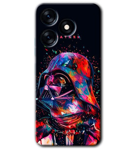 Tecno Spark 10 4G Kılıf HD Desen Baskılı Kılıf - Father Vader