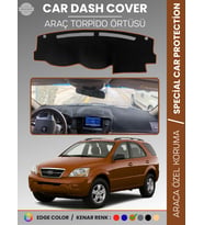 KİA SORENTO (2006-2009) Torpido Örtüsü Ön Panel Halı Torpido Koruma Tam Uyum Araca Özel Kaymaz