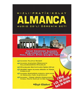 Hızlı Pratik Kolay Almanca Audio CDli Öğrenim Set