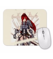 Erza Scarlet Fairy Tail Anime Battle Ready Mouse Pad