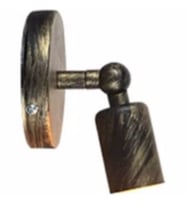 RİOLİGHT RETRO MAFSALLI TEKLİ METAL APLİK (Siyah - Beyaz)