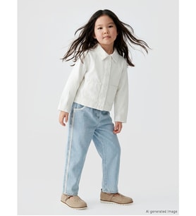 LCW Kids Mavi Wideleg Kız Çocuk Jean Pantolon