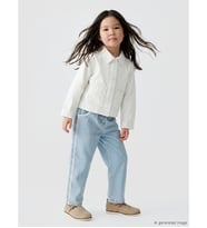LCW Kids Mavi Wideleg Kız Çocuk Jean Pantolon