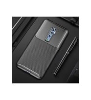 Oppo Reno 10X Zoom Uyumlu Kılıf Zore Negro Silikon Kapak (Siyah)