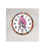 bilge Tasarım Çocuk Odası Duvar Saati 30 x 30 CM (Çok Renkli)