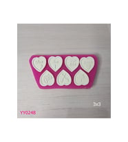 YY0248 Kalp İçinde Modeller Silikon Kalıp