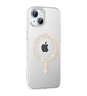 Joko Apple İphone 14 Move Taşlı Magsafe Kapak - Pembe