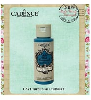 Cadence Style Matt Enamel Cam & Porselen Boyası 59 ml. E-371 Turkuaz 