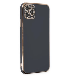 Mey İthalat® iPhone 11 Pro Max Kılıf Volet Silikon - Siyah