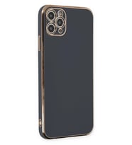 Mey İthalat® iPhone 11 Pro Max Kılıf Volet Silikon - Siyah