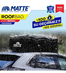 Matte Uyumlu Araç Tavan Çantası Portbagaj (350Lt)