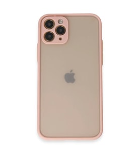 Apple iPhone 11 Pro Kılıf Montreal Silikon Kapak - Pembe