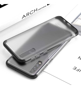Samsung Galaxy A50S Uyumlu Kılıf Zore Nili Kapak (Mavi)