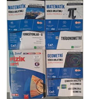 ÇAP YAYINLARI TYT - AYT MATEMATİK - GEOMETRİ FASİKÜLLERİ VE 10. SINIF FİZİK SETİ ( 2.EL )