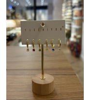Yakemiyou Minimal Taşlı Altılı Küpe