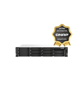 QNAP TS-873AEU-RP-4G RAM 8 HDD YUVALI RACK NAS (RESMİ DİSTRİBÜTÖR GARANTİLİ)