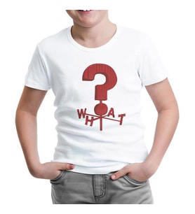 Esrarengiz Kasaba - What? Beyaz Çocuk Tshirt