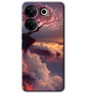 Tecno Camon 20 Pro 4G Kılıf HD Desen Baskılı Kılıf - Uçurumdaki Hayat